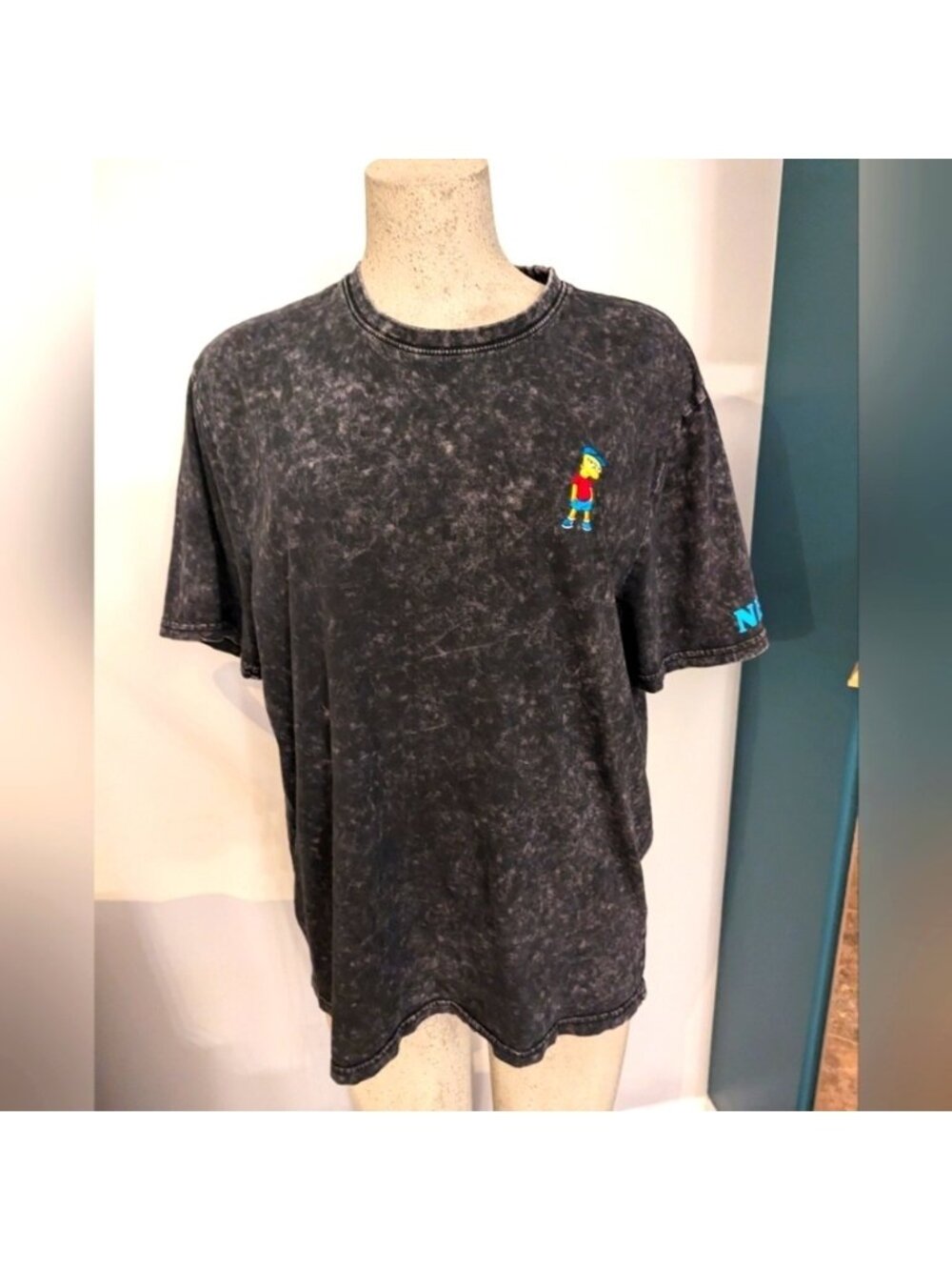Vintage The Simpsons Bart Simpson NEFF tee, acid wash Size large - Picture 3 of 11